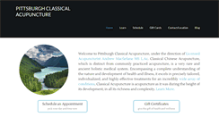 Desktop Screenshot of pittsburghclassicalacupuncture.com